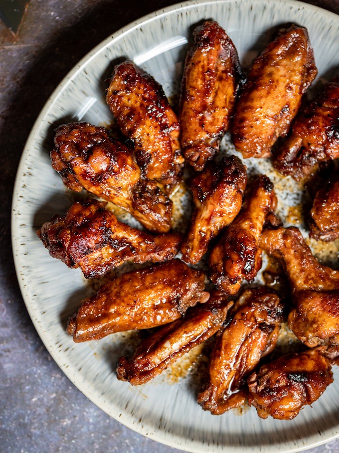 sweet and spicy wings
